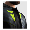 Kurtka skórzana REBELHORN VANDAL 2 BLACK/GREY/FLUO YELLOW czarny szary żółty fluo