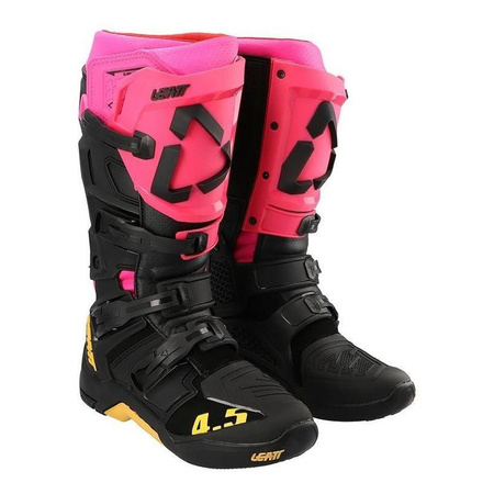 Buty cross LEATT 4.5 80's czarny różowy