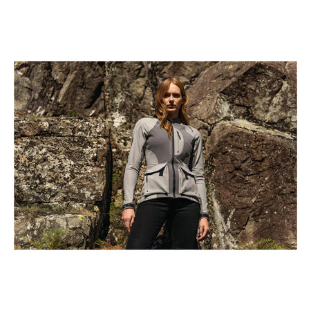 Kurtka tekstylna damska KNOX TOR LADY LIGHT GREY szary