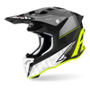 Kask cross Airoh TWIST 2.0 TECH YELLOW MATT żółty fluo szary czarny biały