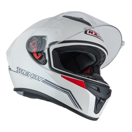 Kask integralny NZI TRENDY SOLID WHITE biały