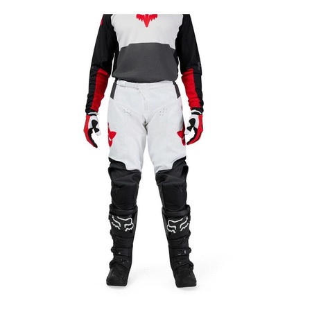 Spodnie cross FOX 180 FLOW WHITE/RED biały czerwony