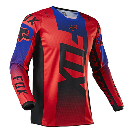 Bluza cross dziecięca FOX JUNIOR 180 OKTIV RED czerwony czarny granatowy