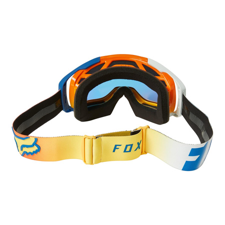 Gogle motocyklowe FOX AIRSPACE RKANE ORANGE/BLUE pomarańczowy niebieski