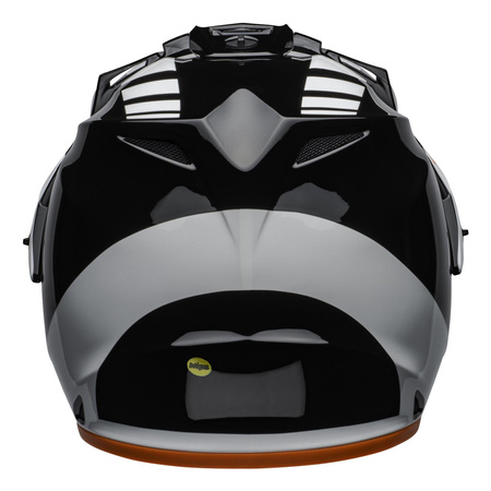 Kask integralny BELL MX-9 ADVENTURE MIPS DASH BLACK/WHITE/ORANGE biały czarny pomarańczowy