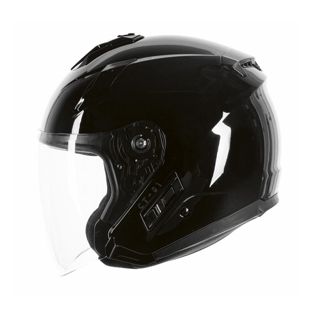 Kask otwarty OZONE CT-01 BLACK czarny