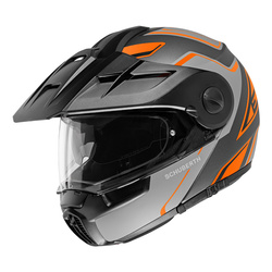 Kask szczękowy SCHUBERTH E1 ECE ENDURANCE ORANGE pomarańczowy szary czarny