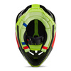 Kask cross FOX V3 REVISE RED/YELLOW żółty fluo czerwony czarny