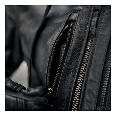 Kurtka skórzana REBELHORN IMPALA BLACK czarny
