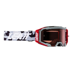 Gogle motocyklowe LEATT VELOCITY 5.5 UC 32 VLT FORGE ROSE szary czerwony