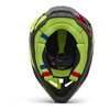 Kask cross FOX V3 THROTTLE FLUORESCENT YELLOW żółty fluo