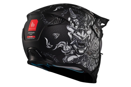 Kask otwarty MT STREETFIGHTER SV S HELLISH MATT BLACK/GREY czarny szary