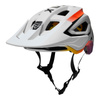 Kask rowerowy FOX SPEEDFRAME VNISH WHITE biały pomarańczowy