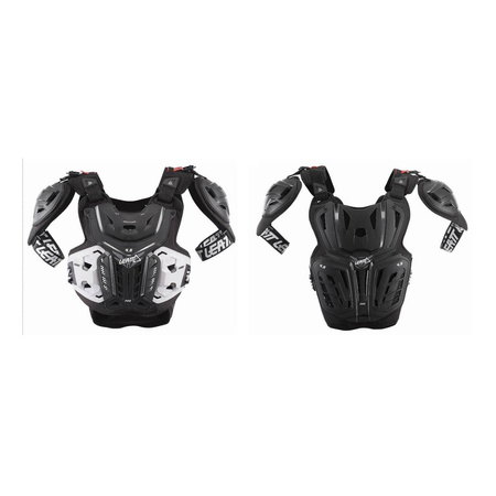 Buzer LEATT CHEST PROTECTOR 4.5 PRO BLACK czarny biały