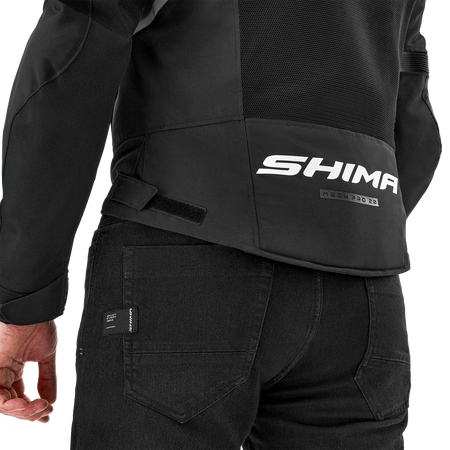 Kurtka tekstylna SHIMA MESH PRO 2.0 BLACK czarny