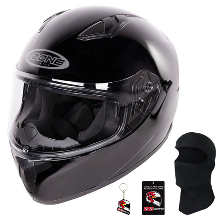 Kask integralny OZONE SPRINT GLOSS BLACK czarny