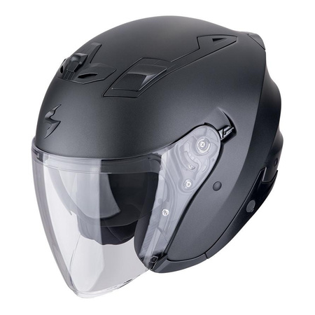 Kask otwarty SCORPION EXO-Z1 SOLID MATT PEARL BLACK czarny mat