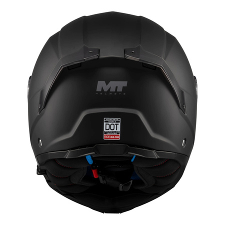 Kask szczękowy MT ATOM 2 SV PURE BLACK MATT czarny mat