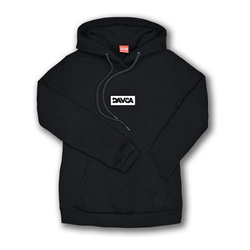 Bluza damska DAVCA LOGO REFLECTIVE czarny srebrny