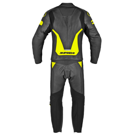 Kombinezon dwuczęściowy SPIDI LASER TOURING BLACK/FLUO YELLOW czarny żółty fluo