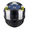 Kask integralny AXXIS PANTHER SV DIMENSION B3 GLOSS niebieski żółty fluo czarny biały