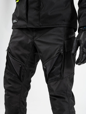 Spodnie tekstylne SHIMA RUNNER BLACK czarny
