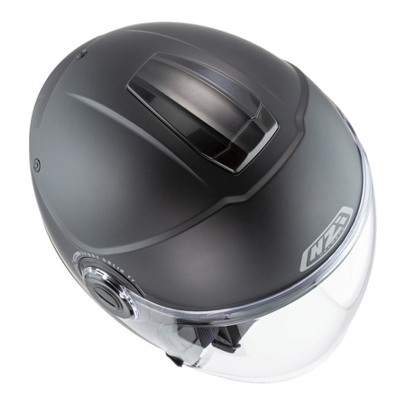 Kask otwarty NZI CIVIC SOLID MATT BLACK czarny mat