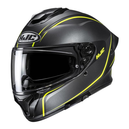 Kask integralny HJC C71 QUEZ BLACK/YELLOW czarny żółty