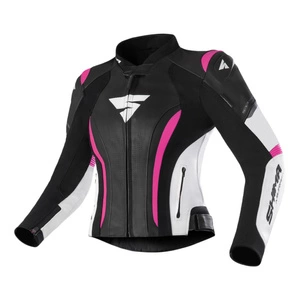Kurtka skórzana damska SHIMA MIURA 2.0 PINK FLUO czarny różowy
