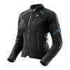 Kurtka tekstylna damska REBELHORN JAX LADY BLACK/BLUE LAGOON czarny niebieski