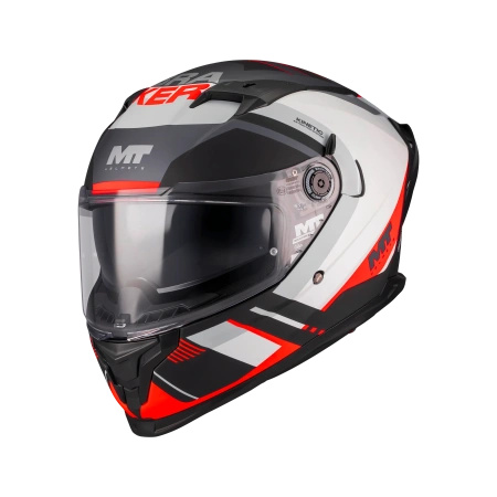 Kask integralny MT BRAKER SV INCEPTION RED/GREY/BLACK czerwony szary czarny