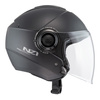 Kask otwarty NZI CIVIC SOLID MATT BLACK czarny mat