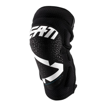 Ochraniacze kolan LEATT 3DF 5.0 ZIP WHITE/BLACK czarne białe