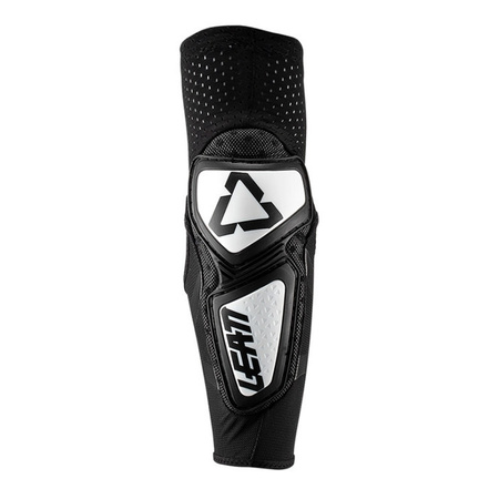 Ochraniacze łokci dziecięce LEATT CONTOUR JUNIOR WHITE/BLACK czarne białe