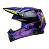 Kask cross BELL MOTO-9S FLEX SLAYCO BLACK/PURPLE czarny fioletowy żółty fluo niebieski