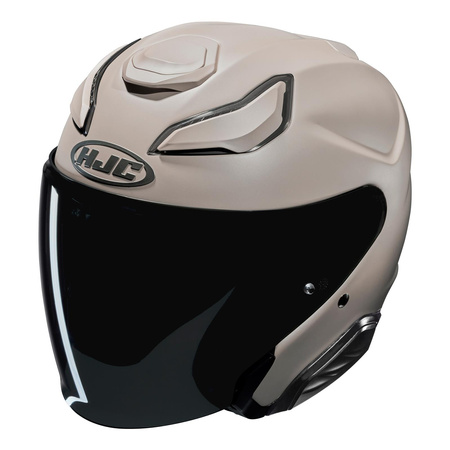 Kask otwarty HJC F31 SEMI FLAT SAND BEIGE beżowy