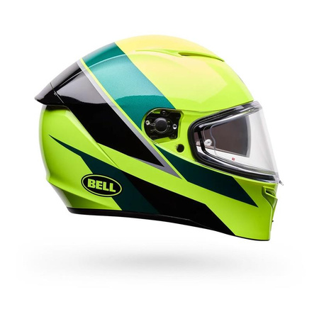 Kask integralny BELL LITHIUM ECE6 FLIP YELLOW żółty fluo czarny