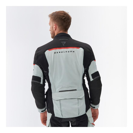Kurtka tekstylna REBELHORN RANGE GREY/BLACK/RED szary czarny czerwony