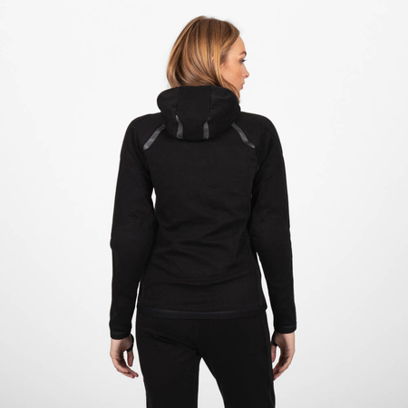 Bluza motocyklowa damska KNOX SHIELD HOODY LADY BLACK czarny