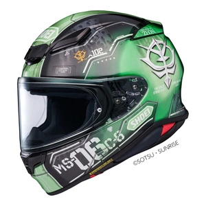 Kask integralny SHOEI NXR2 ZAKU II TC-4 zielony czarny