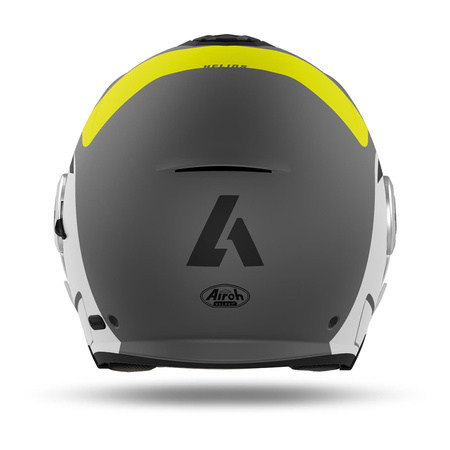 Kask otwarty AIROH HELIOS UP GREY MATT szary żółty czarny