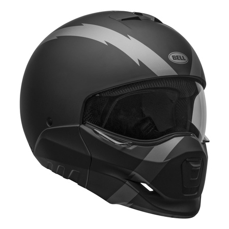 Kask szczękowy BELL BROOZER ARC MATTE BLACK/GREY czarny szary