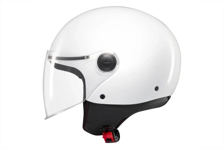 Kask otwarty MT STREET S SOLID GLOSS PEARL WHITE biały