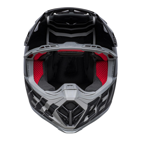 Kask cross BELL MOTO-9S FLEX SPRINT MATTE/GLOSS BLACK/GREY czarny szary