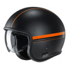 Kask otwarty HJC V30 EQUINOX BLACK/ORANGE czarny pomarańczowy