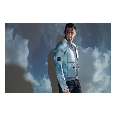 Kurtka tekstylna KNOX TOR LIGHT GREY szary