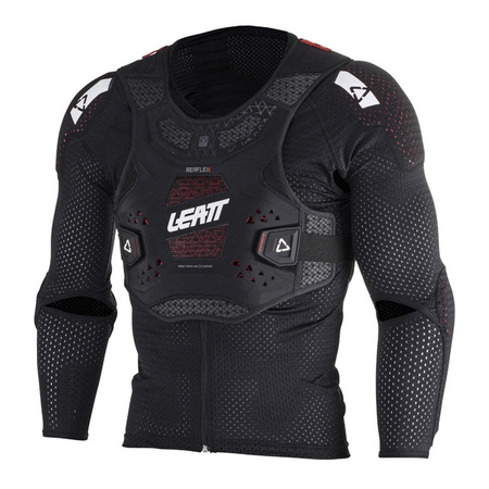 Koszulka z ochraniaczami LEATT REAFLEX BLACK czarny