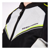 Kurtka tekstylna damska REBELHORN FLUX LADY BLACK/ICE/FLO YELLOW czarny szary żółty fluo