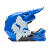 Kask cross FOX V1 SHIELD BLUE niebieski biały