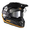 Kask cross z goglami LEATT ADV 7.5 BLACK/ORANGE czarny pomarańczowy